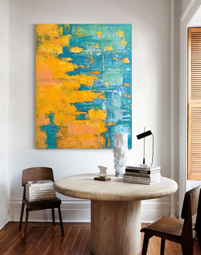 Wall Art Abstract Modern Impasto Scene