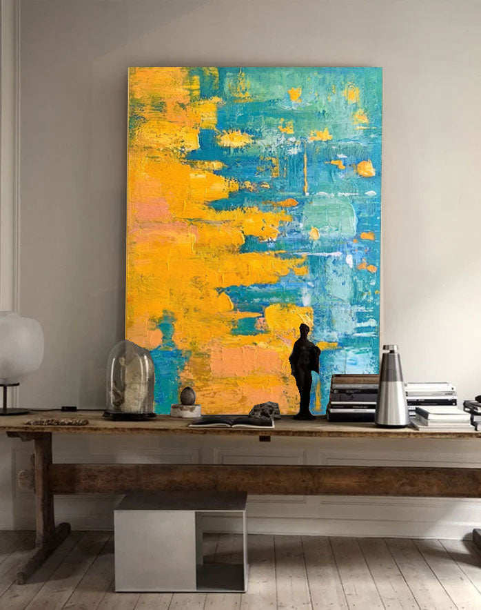 Wall Art Abstract Modern Impasto Scene