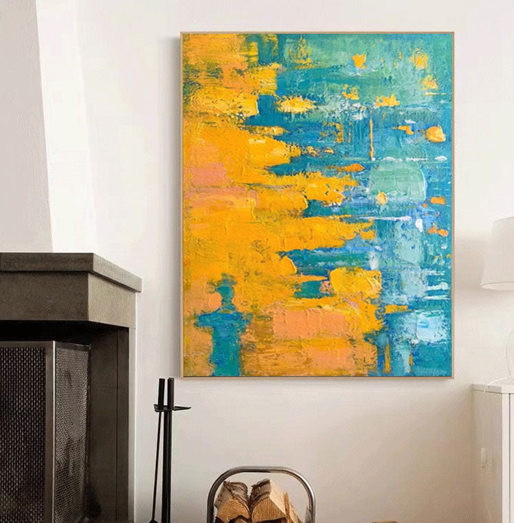 Wall Art Abstract Modern Impasto Scene