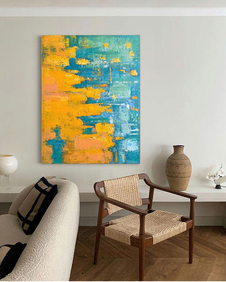Wall Art Abstract Modern Impasto Scene