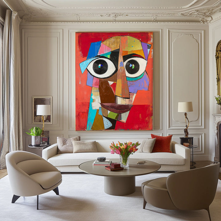 Wall Art People Geometric Deconstructed Form